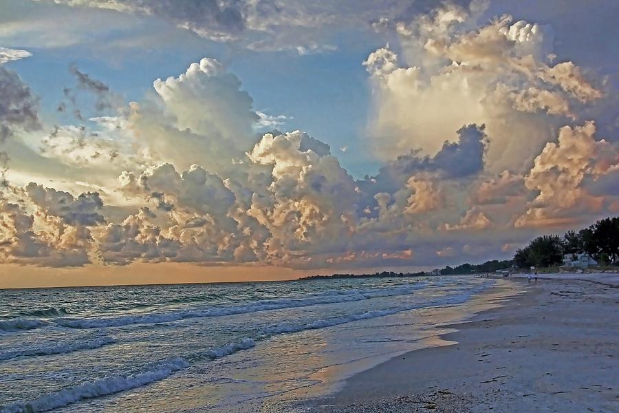 Paradise Photograph - Beach Walk by HH Photography of Florida