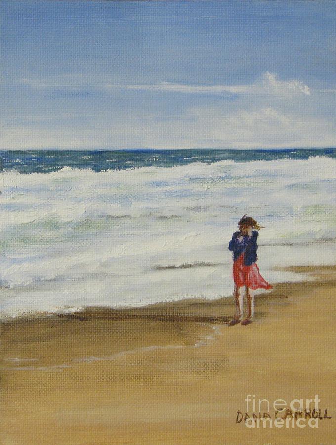 Beach Painting - Beach Walker by Dana Carroll