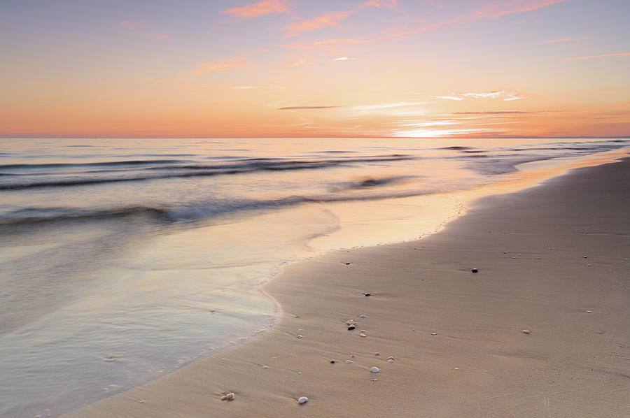 Beach Sunset Photograph - Beach Welcoming Twilight by Angelo DeVal