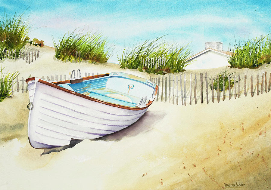Beached Painting by Phyllis London