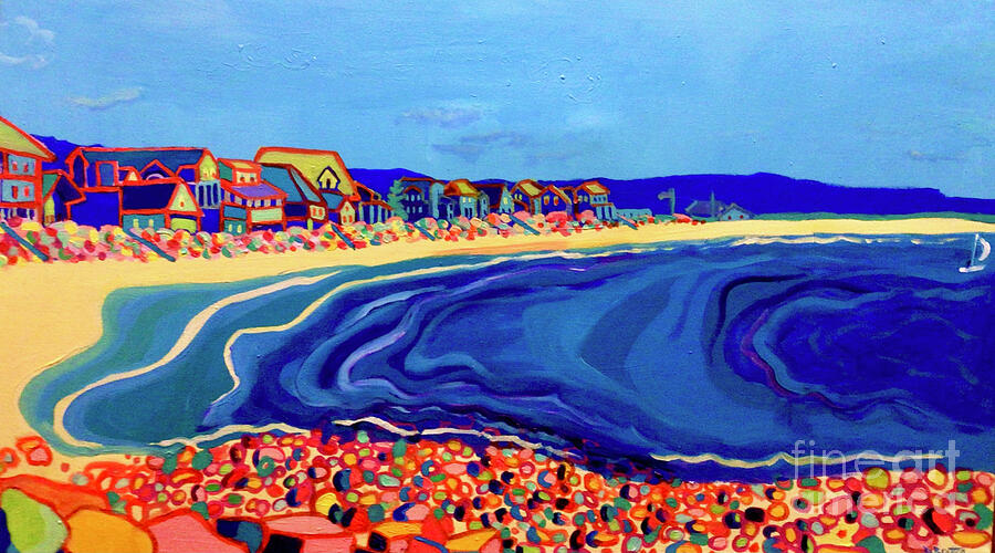 Beachfront Painting by Debra Bretton Robinson