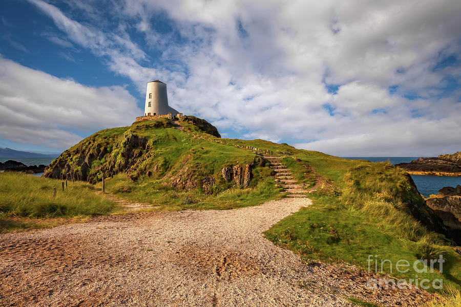 Beacon at Llanddwyn Island  Anglesey Photograph by Adrian Evans