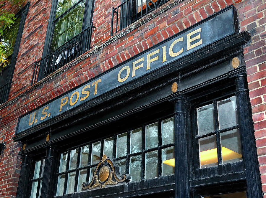 Beacon Hill Post Office on Charles Street, Boston Photograph by Phil Cardamone