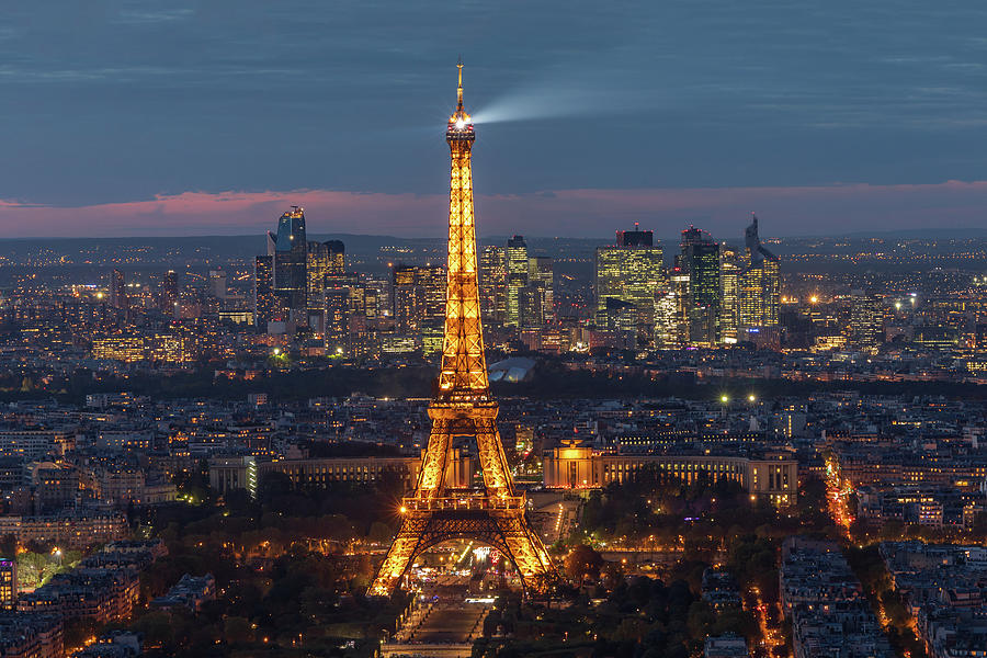 Beacon of Light, Eiffel Tower, Paris Photograph by Adrian Hendroff ...