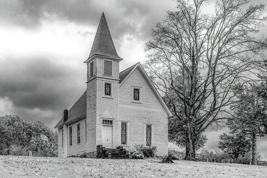 Beacon on the Hill, Rutledge Presbyterian Church Photograph by Marcy Wielfaert