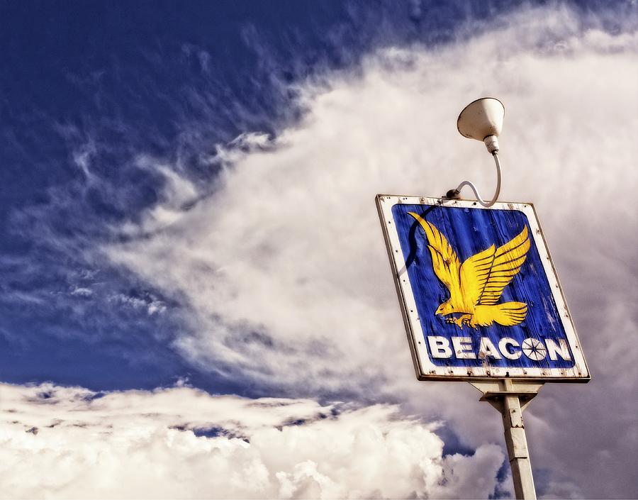 Beacon Sign Photograph by Maggy Marsh