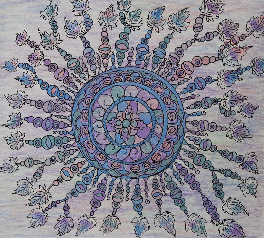 beaded mandala