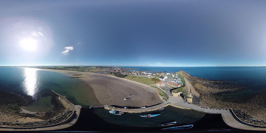 Beadnell Harbour and Limekilns Photograph by James Gentles gentles360