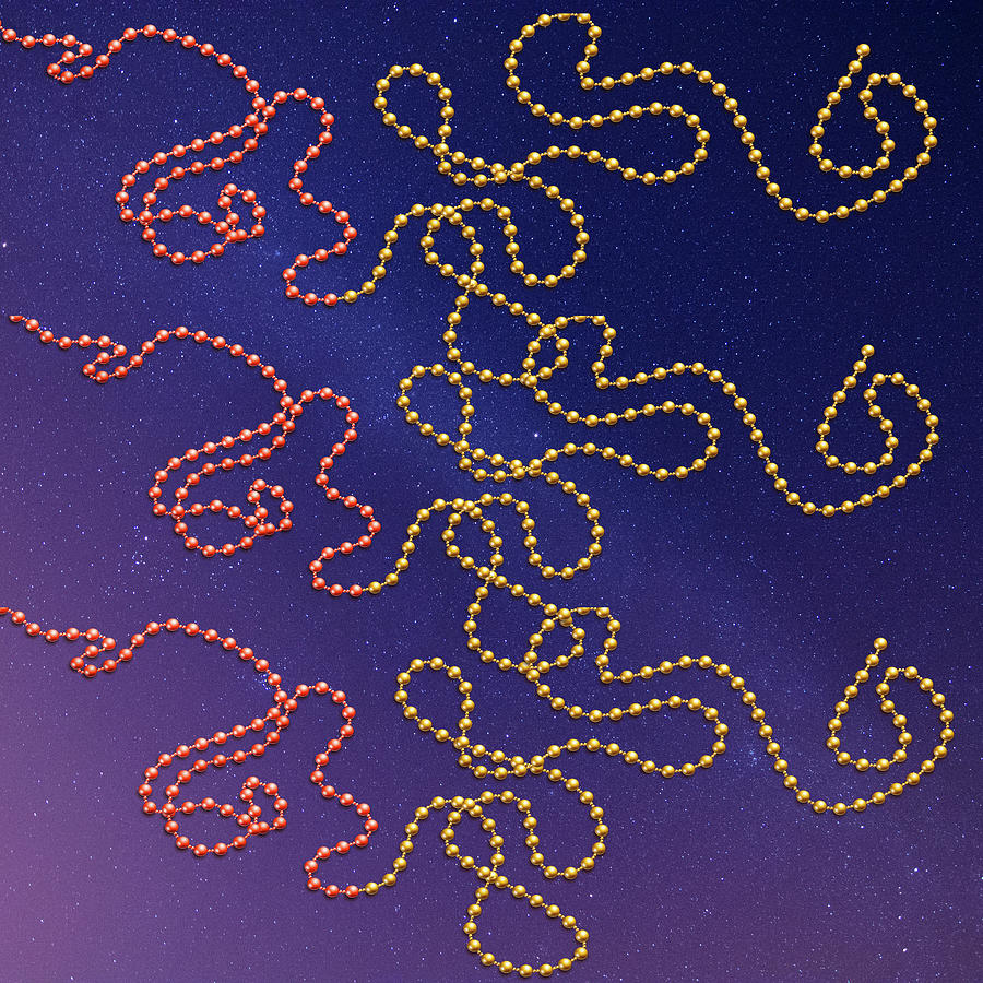 Beads Atop a Starry Sky Digital Art by Ali Baucom