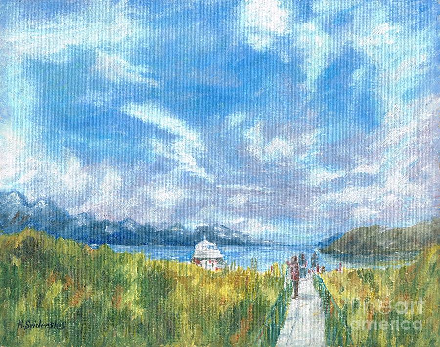 Beagle Channel, Antarctica Painting