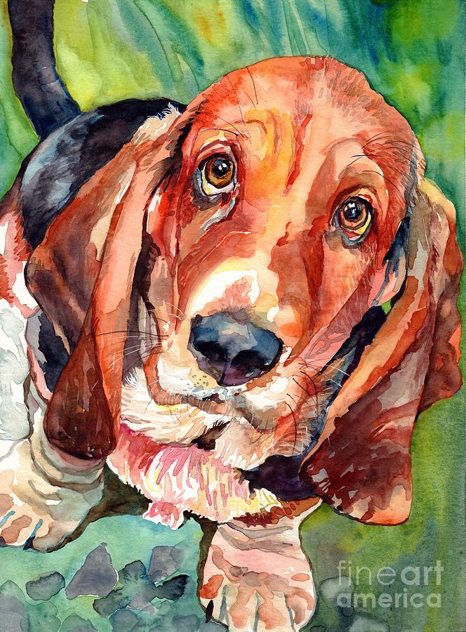 Animal Painting - Beagle by Suzann Sines