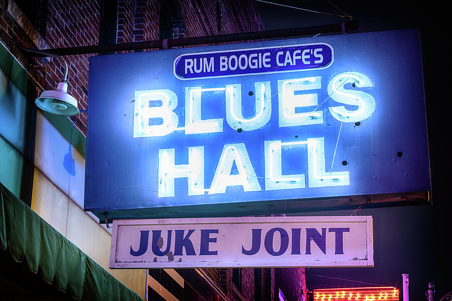 Beale Street Blues Hall  Photograph by Stephen Stookey