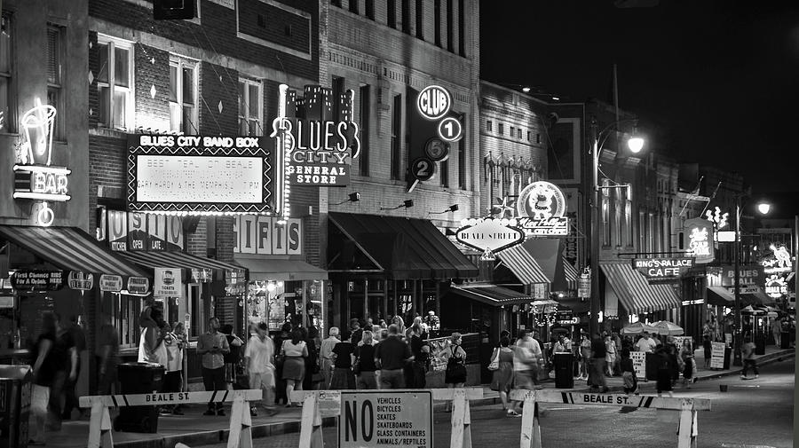 Beale Street in Memphis 015 Photograph by James C Richardson