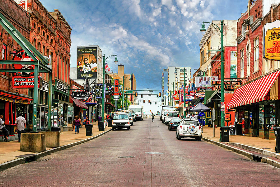 Beale Street Memphis Photograph by Chris Smith