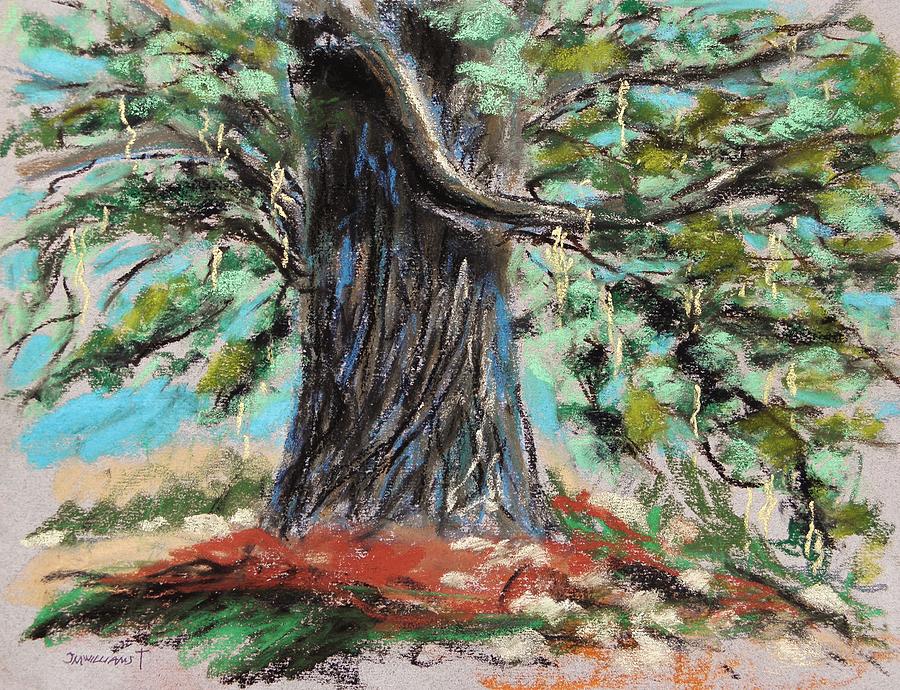 Landscape Painting - Bean Tree by John Williams
