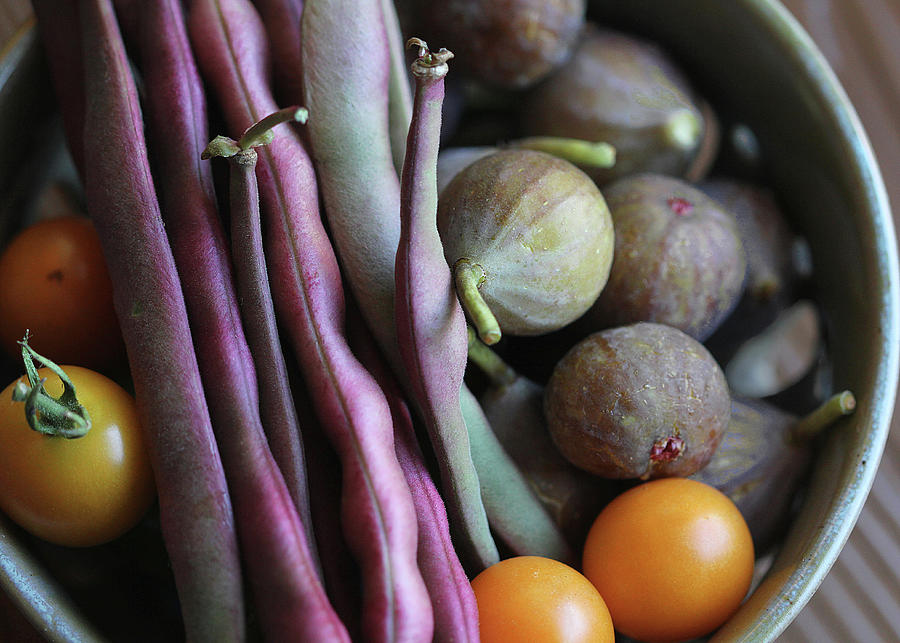 Beans and Figs Still Life Photograph by Decoris Art