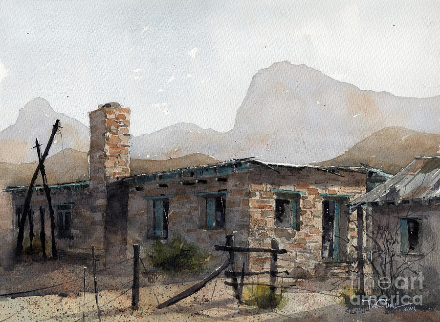 Big Bend National Park Painting - Bear Country by Tim Oliver