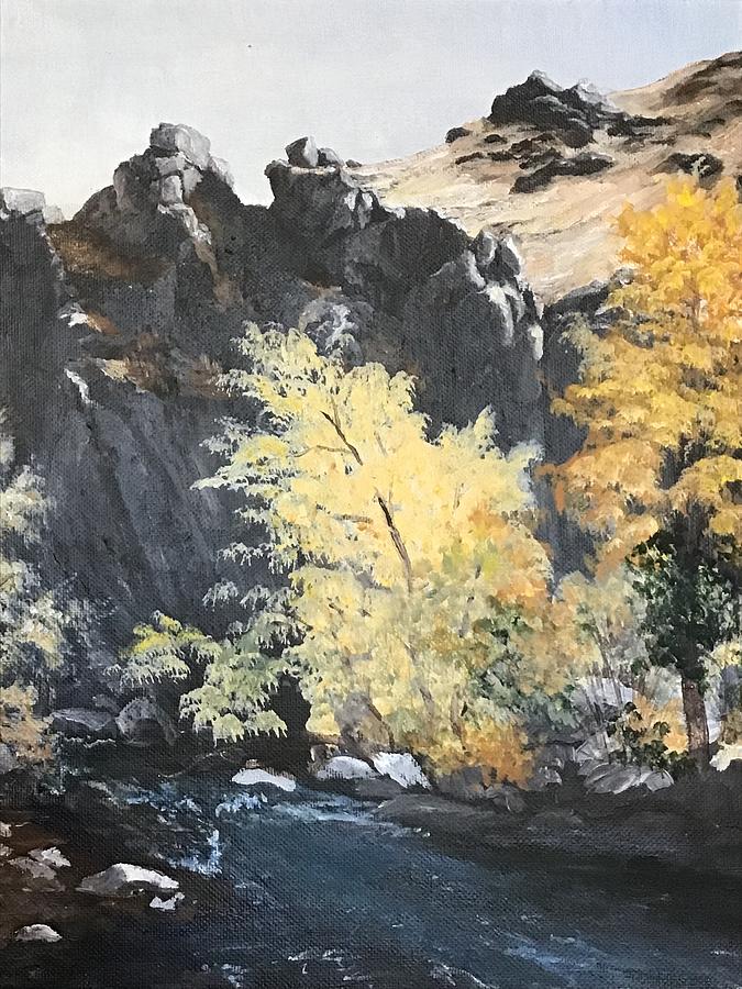 Bear Creek Painting by Barbara Prestridge