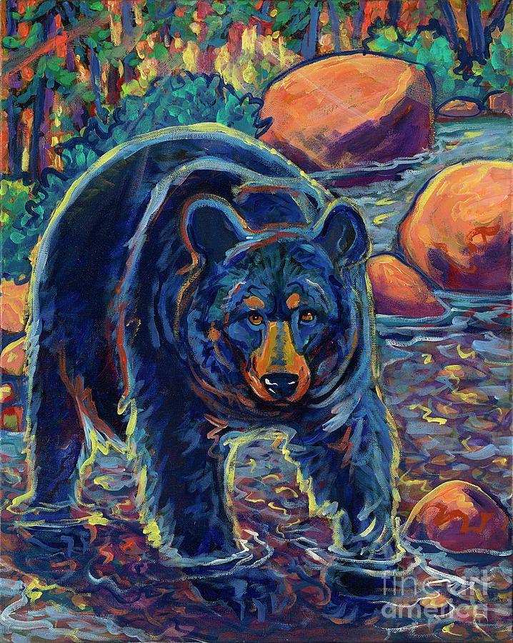 Bear Creek Painting by Jenn Cunningham