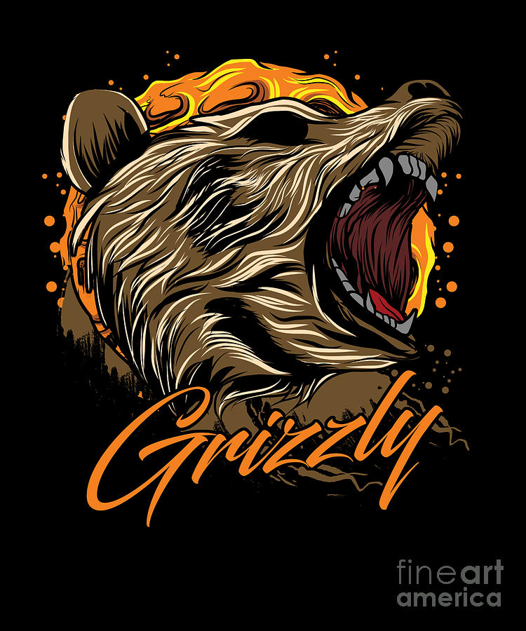 Growling Tiger Long Sleeve T-Shirt by Thomas Larch - Pixels