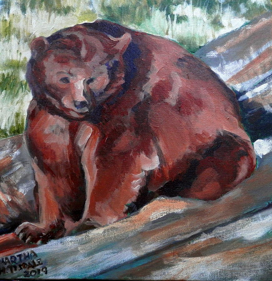 Bear from Bear Country Painting by Martha Tisdale