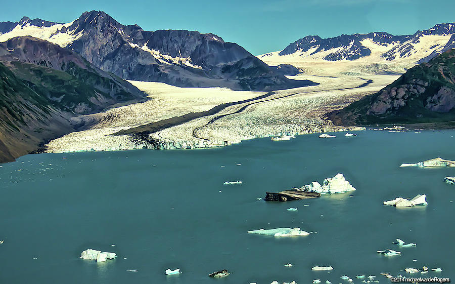 Bear Glacier Kenai Fjords National Park Alaska Photograph by Michael W Rogers