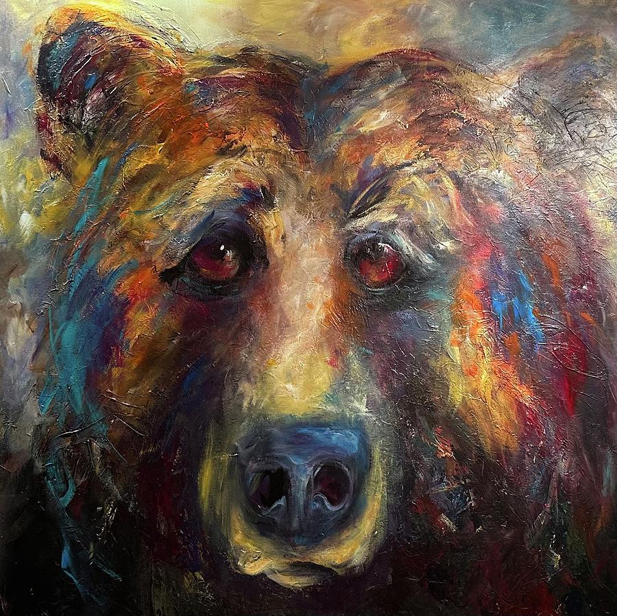 Bear Painting by Heather Roddy