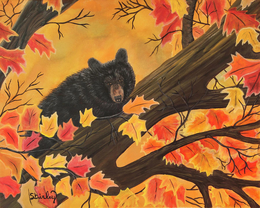 Autumn Surprise Painting by Shirley Dutchkowski