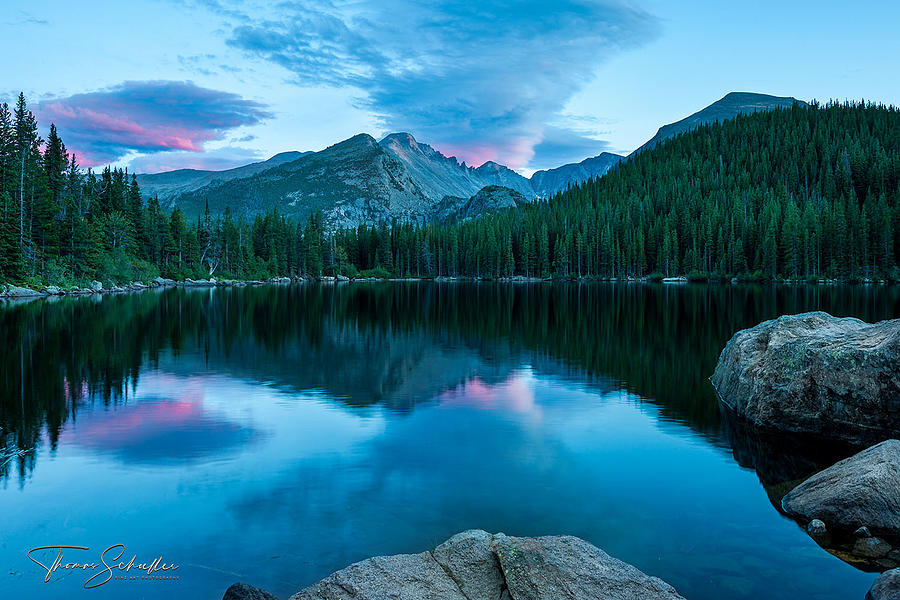 National Parks Photograph - Bear Lake Dusk - Limited Edition Direct From Artist Only by TS Photo