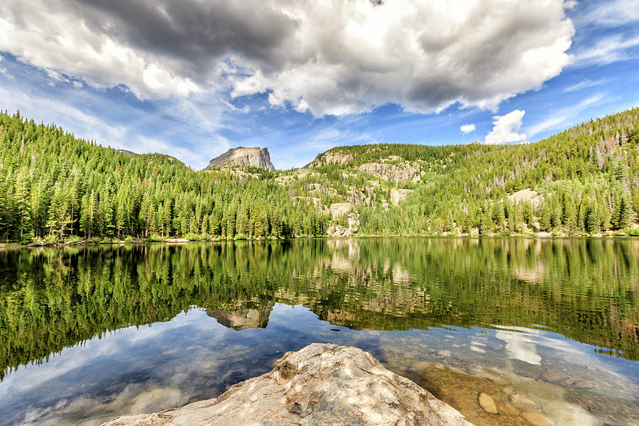 Bear Lake in The Rocky Mountain National Park Photograph by Peter Ciro