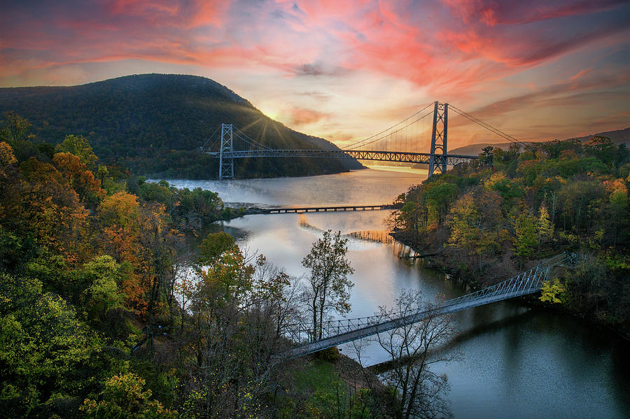 Bear Mountain Bridge Photograph By Benway-blanchard Images - Fine Art 