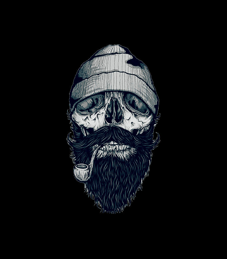 Beard Skull Bone Digital Art by Beard Skull Bone