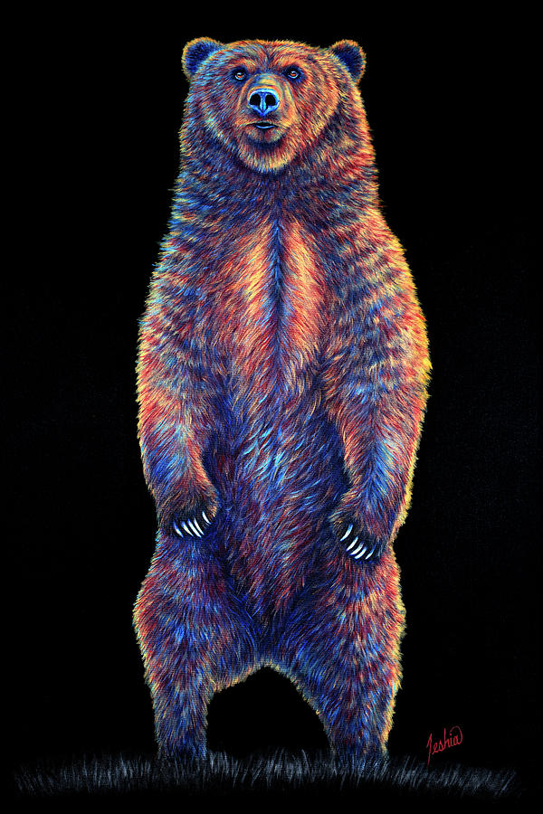 Beardance Painting by Teshia Art