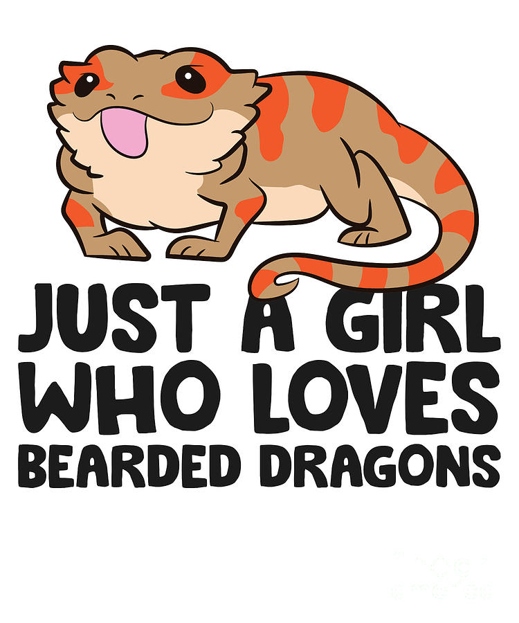 Bearded Dragon Reptile Just a Girl Who Loves Bearded Dragons Tapestry ...