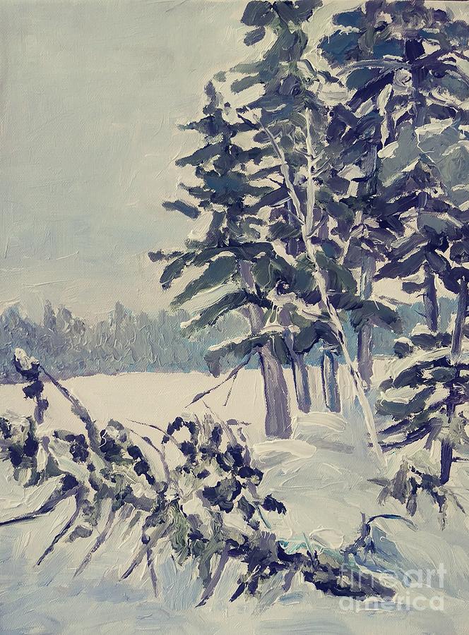 Bearskin Lake Painting by Rodger Ellingson