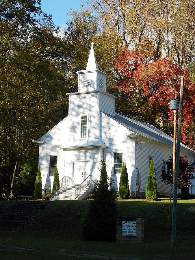 Bearwallow Baptist Church North Carolina Photograph by Matthew Seufer