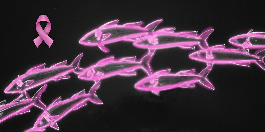 Breast Cancer Awareness Fish Photograph By Jerry Griffin - Fine Art America