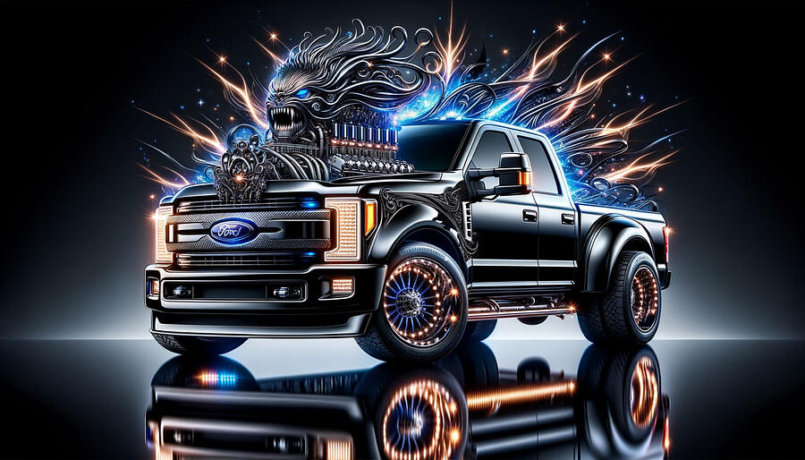 Beast F250 Digital Art by Tilford Johnson - Fine Art America