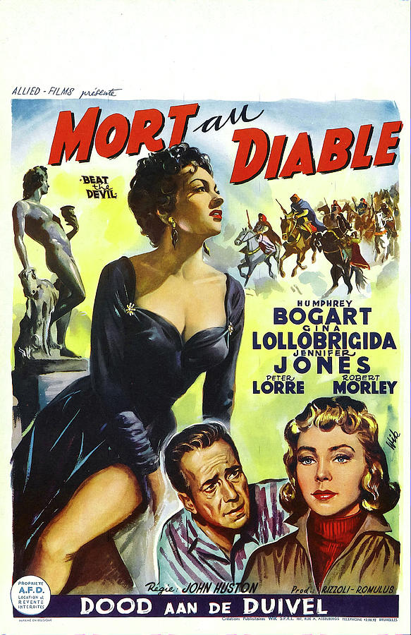 Beat the Devil, 1953 - art by Wik Mixed Media by Movie World Posters