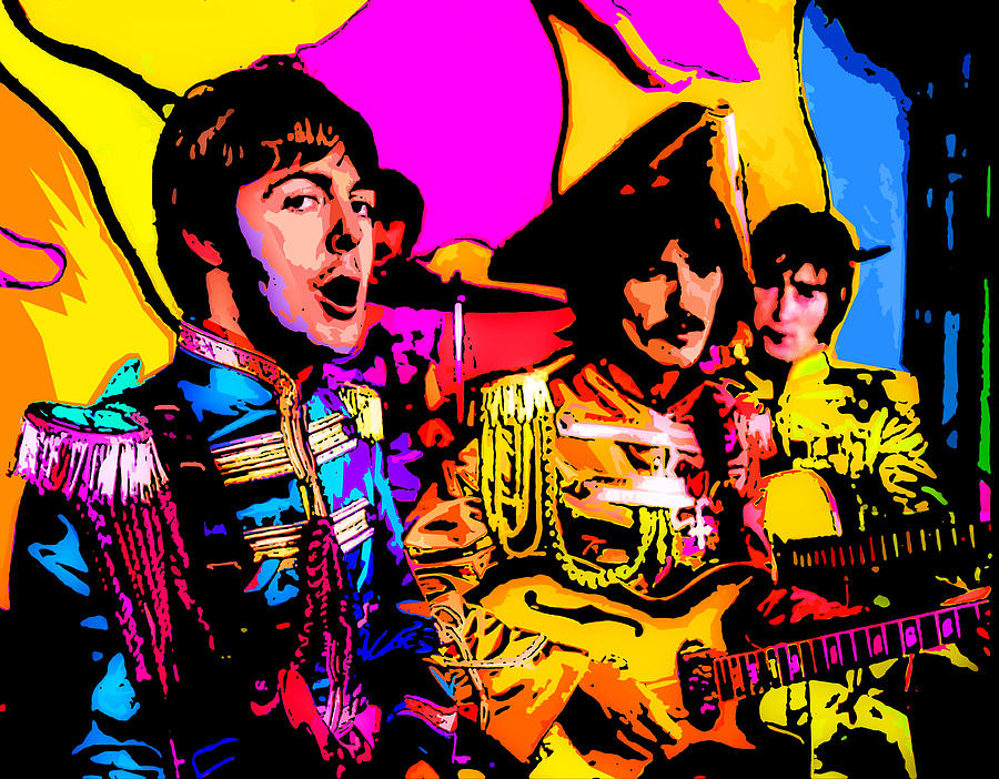 Beatles Magical Mystery Tour Art Print Painting by Stephen Humphries ...