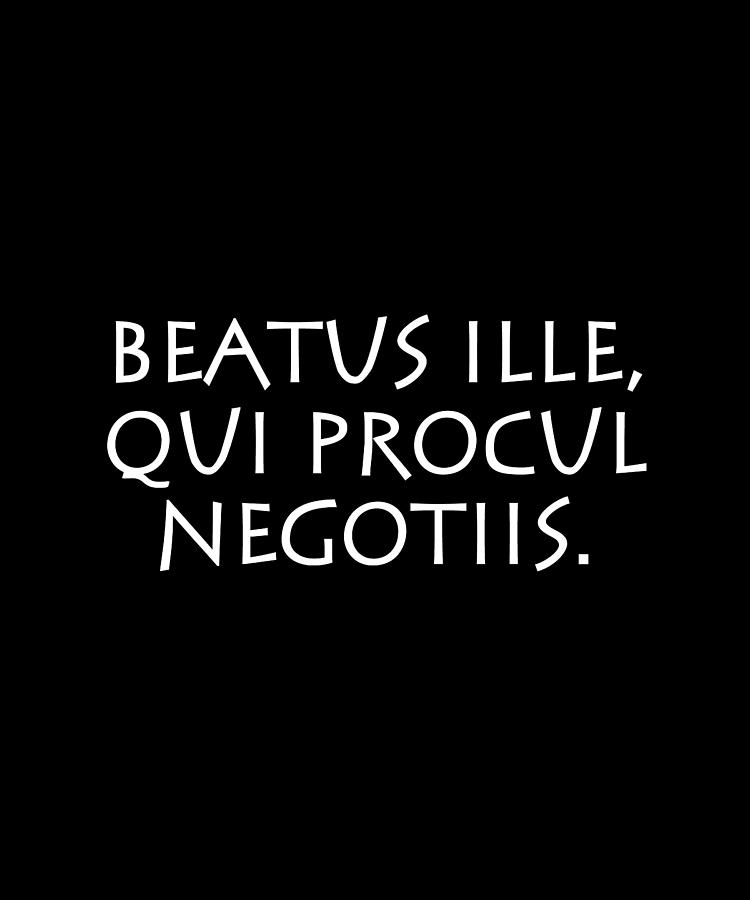 Romulus Digital Art - Beatus ille qui procul negotiis by Vidddie Publyshd