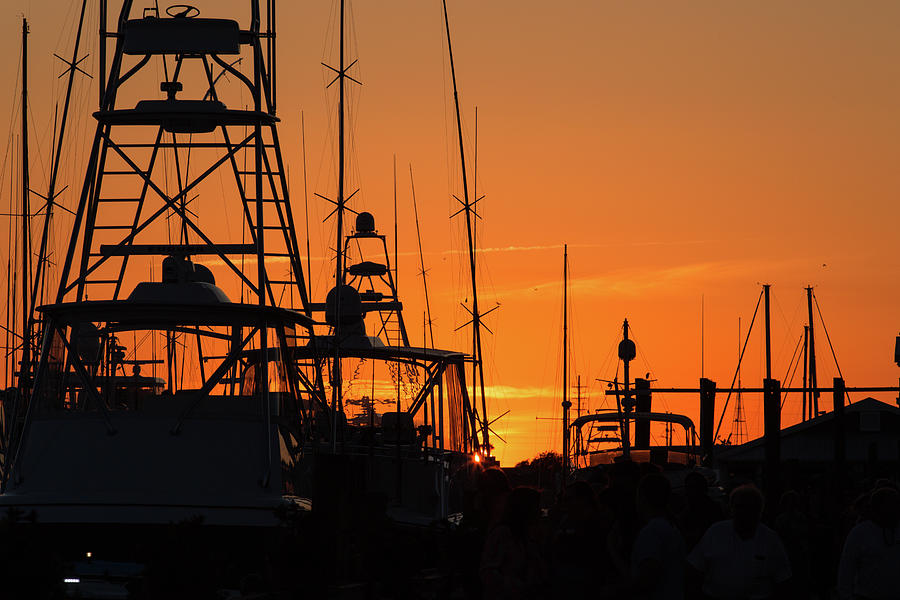 Beaufort Waterfront Sunset Photograph by Jody Merritt