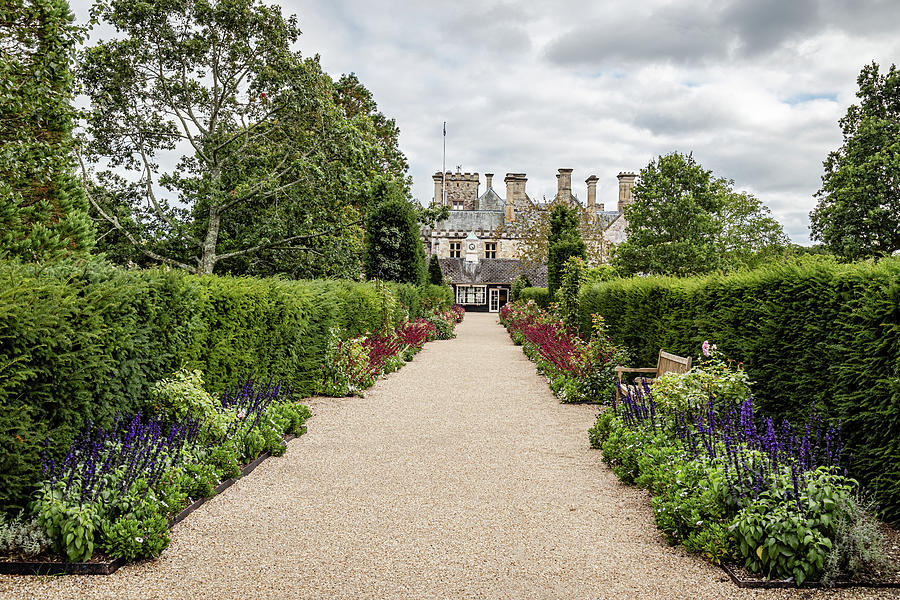 Beaulieu Palace and gardens  Photograph by Shirley Mitchell