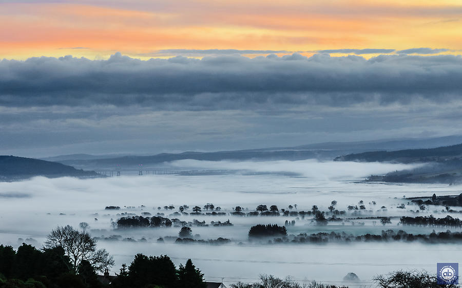 Beauly Firth in the mist Photograph by Anatole Beams