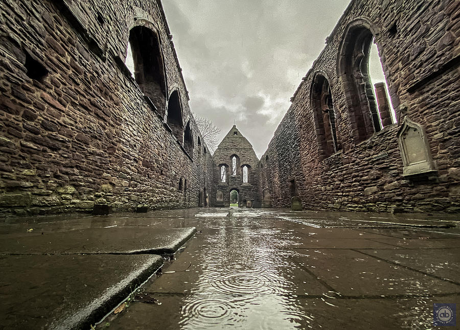 Beauly Priory in the rain Photograph by Anatole Beams