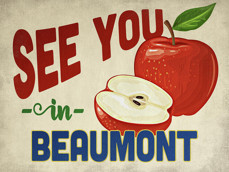 Beaumont Texas Apple Vintage by Flo Karp