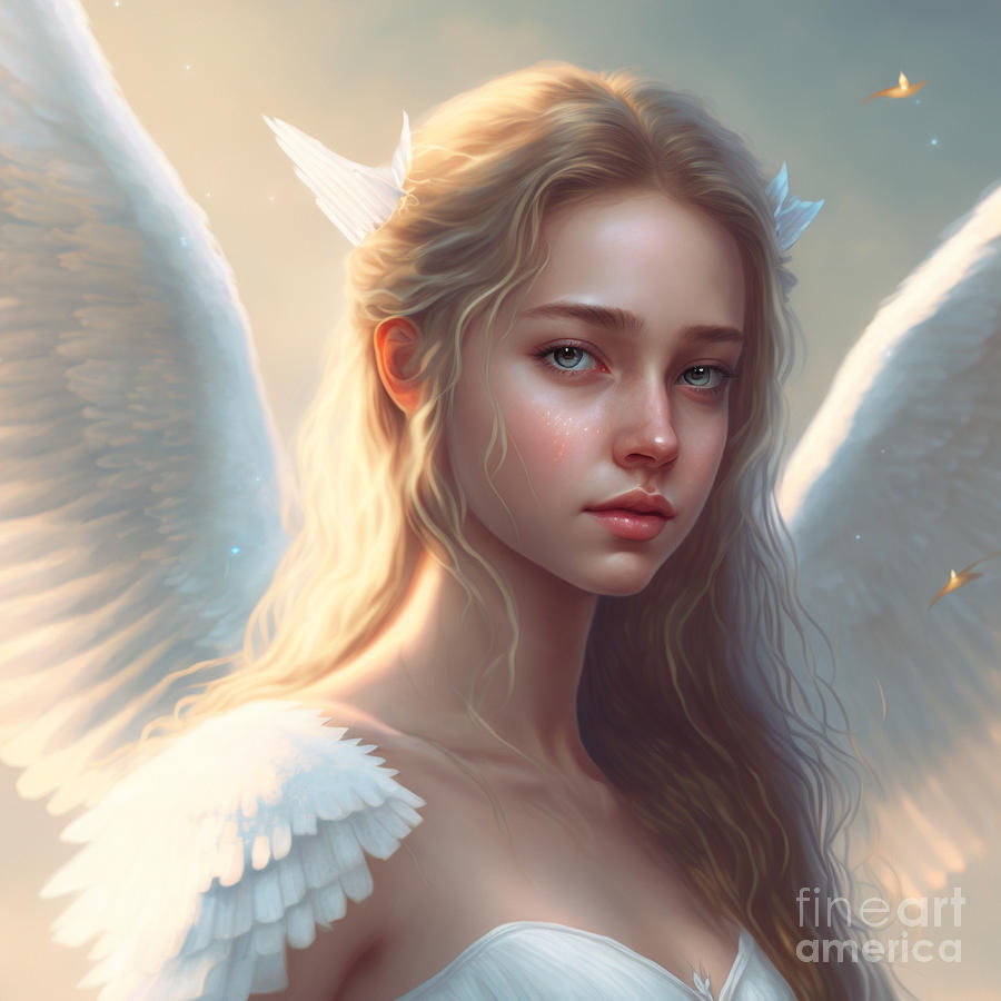 Beautiful Angel Digital Art by Fabio Casaburi Monteiro - Fine Art America