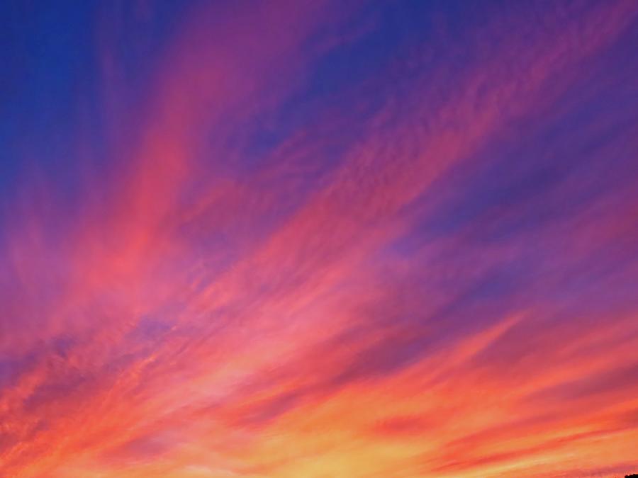 Beautiful Arizona Sunset Rays Photograph by Judy Kennedy
