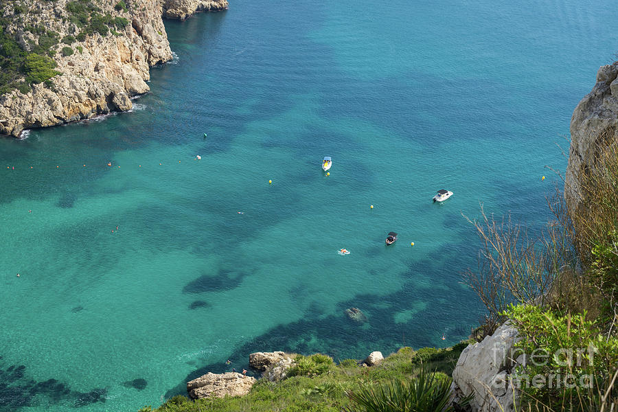 Beautiful bay on the Mediterranean coast Photograph by Adriana Mueller