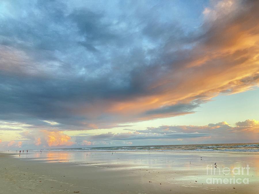 Beautiful beach cloud Photograph by Julianne Felton